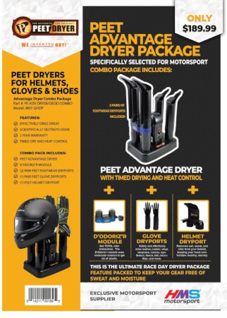 EXCLUSIVE! Peet Helmet  Dryer Advantage Package