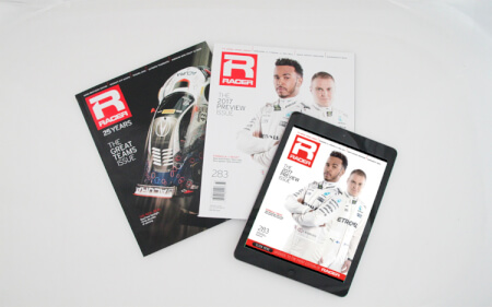 Special Rate Advertising for RACER magazine