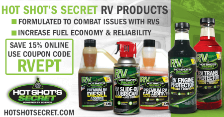15% off any Hot Shot's Secret RV Product