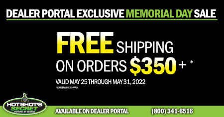 Hot Shot's Secret offers Free Shipping through May