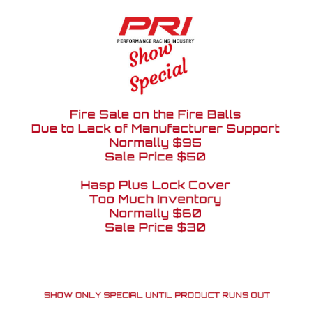 PRI SHOW ONLY SPECIAL