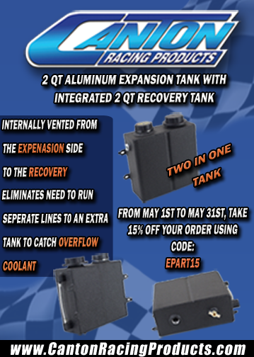 May Special: 15% Off Our Aluminum Expansion Tank with Integrated 2qt Recovery Tank