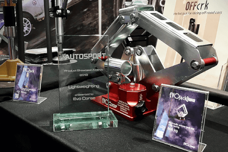 EVOJACK QUADRA AWARDED AT THE AUTOSPORT INTERNATIONAL SHOW