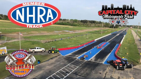 CAPITAL CITY MOTORSPORTS PARKS SIGNS AGREEMENT WITH NHRA