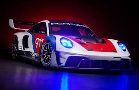 Porsche reveal its new 911 GT3 R Rennsport track car