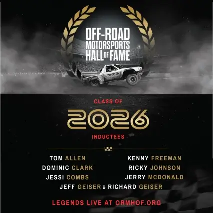 Off-Road Motorsports Hall of Fame announces Class of 2026