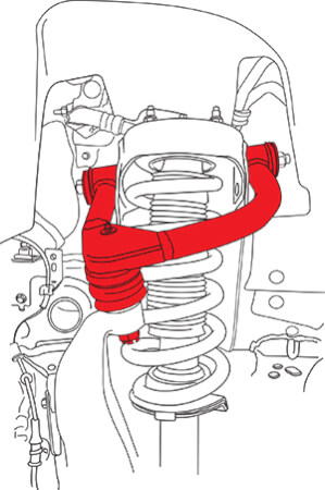 25690 - FORD BRONCO ADJUSTABLE UPPER  CONTROL ARMS