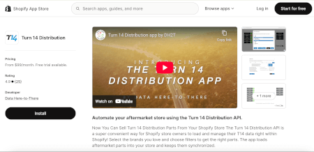 Turn 14 Distribution App for Automotive