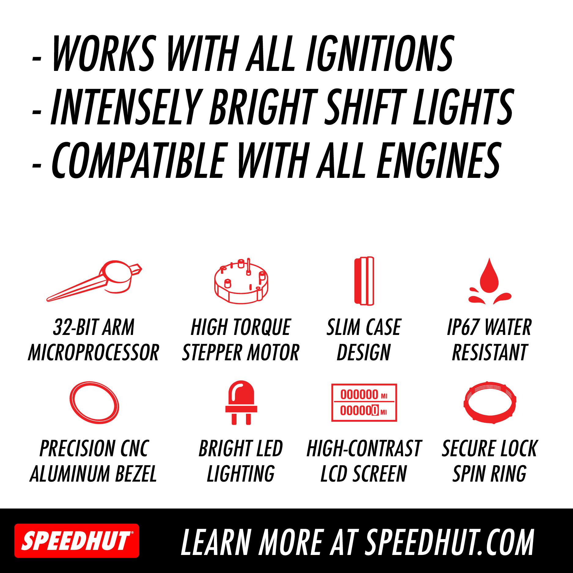 Shift-light Tachometer