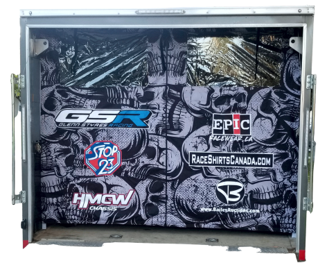 Custom Printed Trailer Curtains / Doors