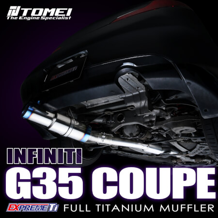 TOMEI FULL TITANIUM MUFFLER for Infiniti G35 Coupe
