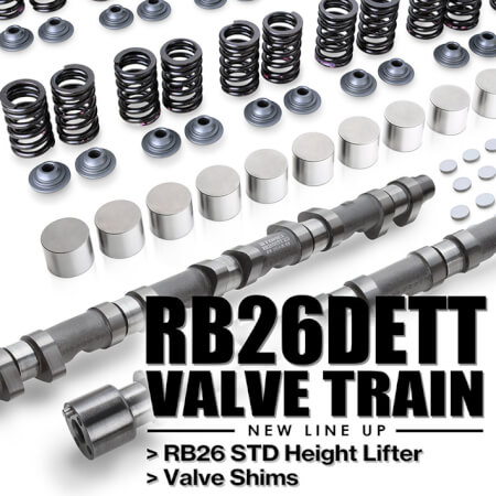 TOMEI RB26 Std height Valve Lifters & Valve Shims