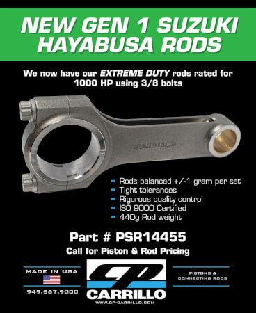 Gen 1 Suzuki Hayabusa Extreme Duty Connecting Rods