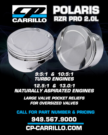 High-Performance Pistons for Polaris RZR Pro 2.0L Engines