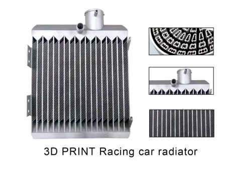 3 D PRINT Radiator racing car