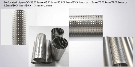 Titanium Parts Standard Size