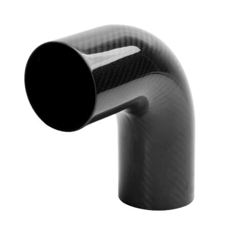 Standard carbon fibre pipe 45 degree 90 degree