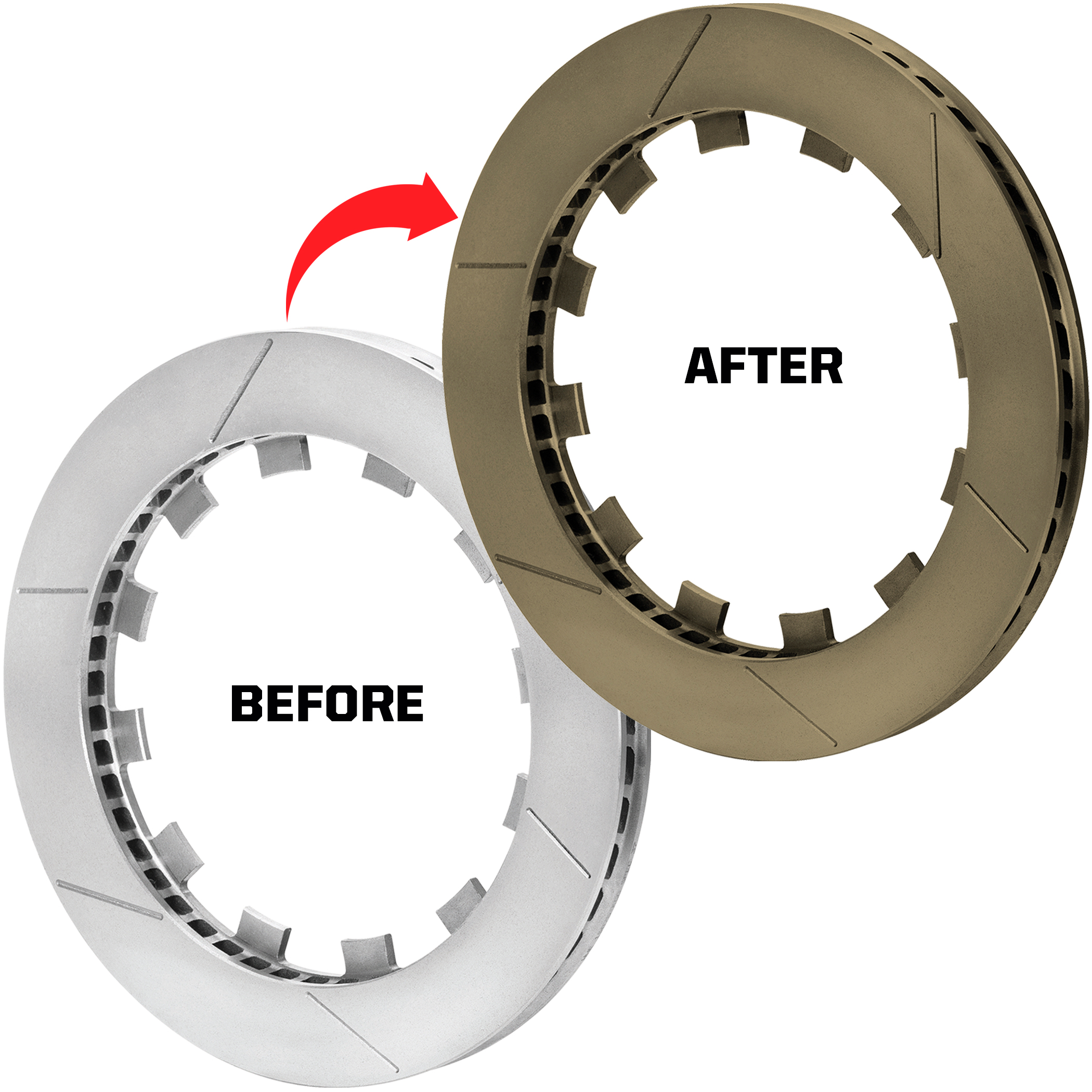 Burnished Rotors for Racers