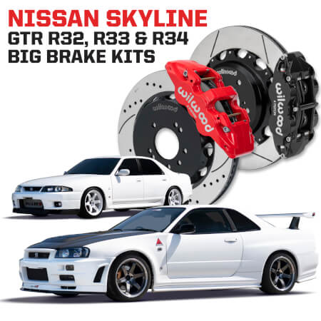 Nissan Skyline GT-R Big Brake Kits for Models R32, R33 & R34
