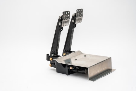 Reverse Floor Mount Trunnion Brake & Clutch Pedal Assembly