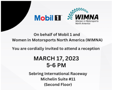 WIMNA Sebring Reception - March 17th