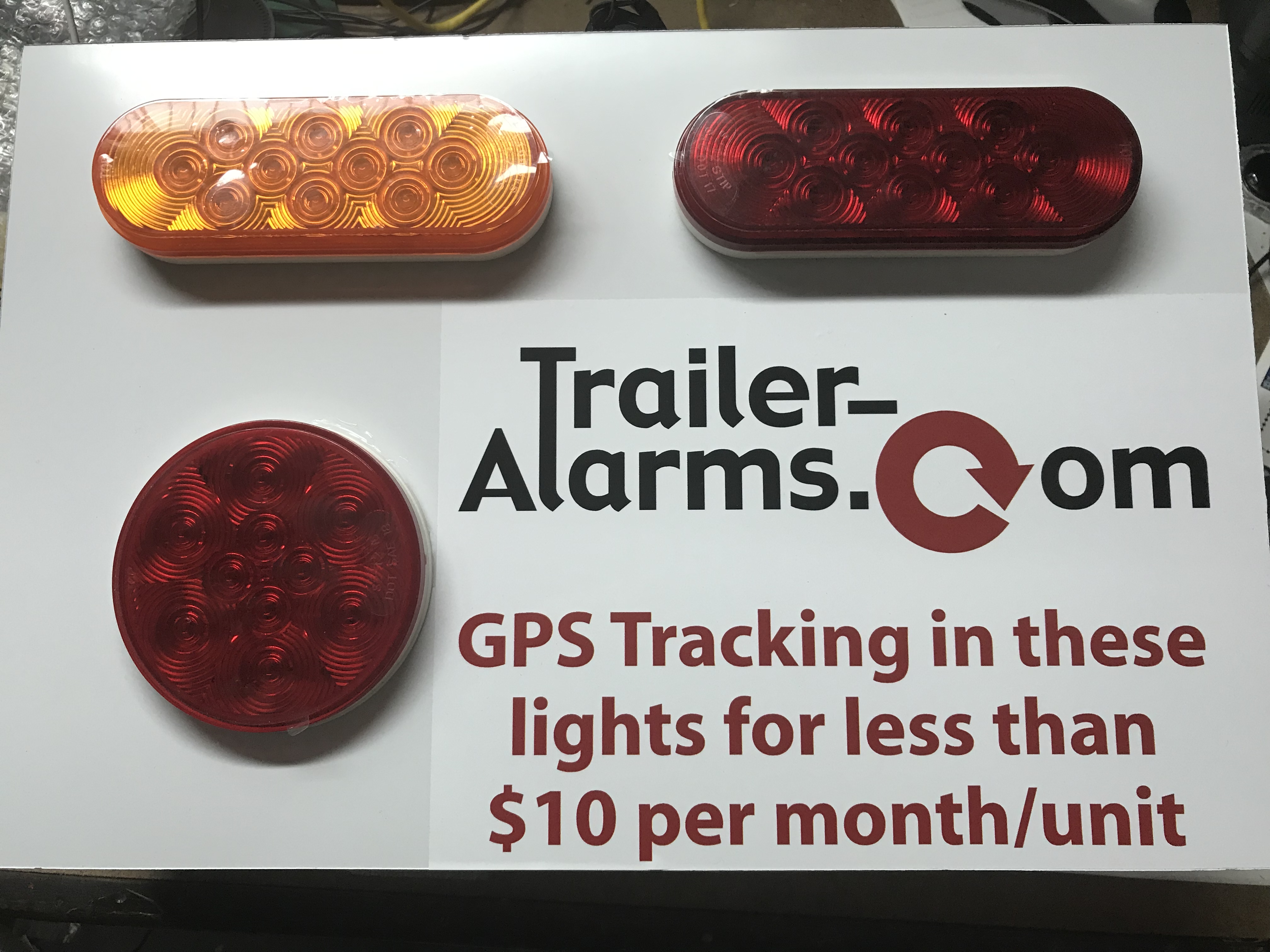 GPS tracking in tail light hidden in plain sight