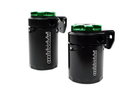 Improved Racing CCS High-Flow, Quick-Release Oil Catch Cans