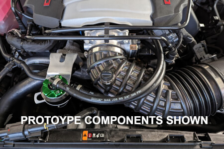 Improved Racing CCS Oil Catch Can Kit for 6th Gen Camaro SS