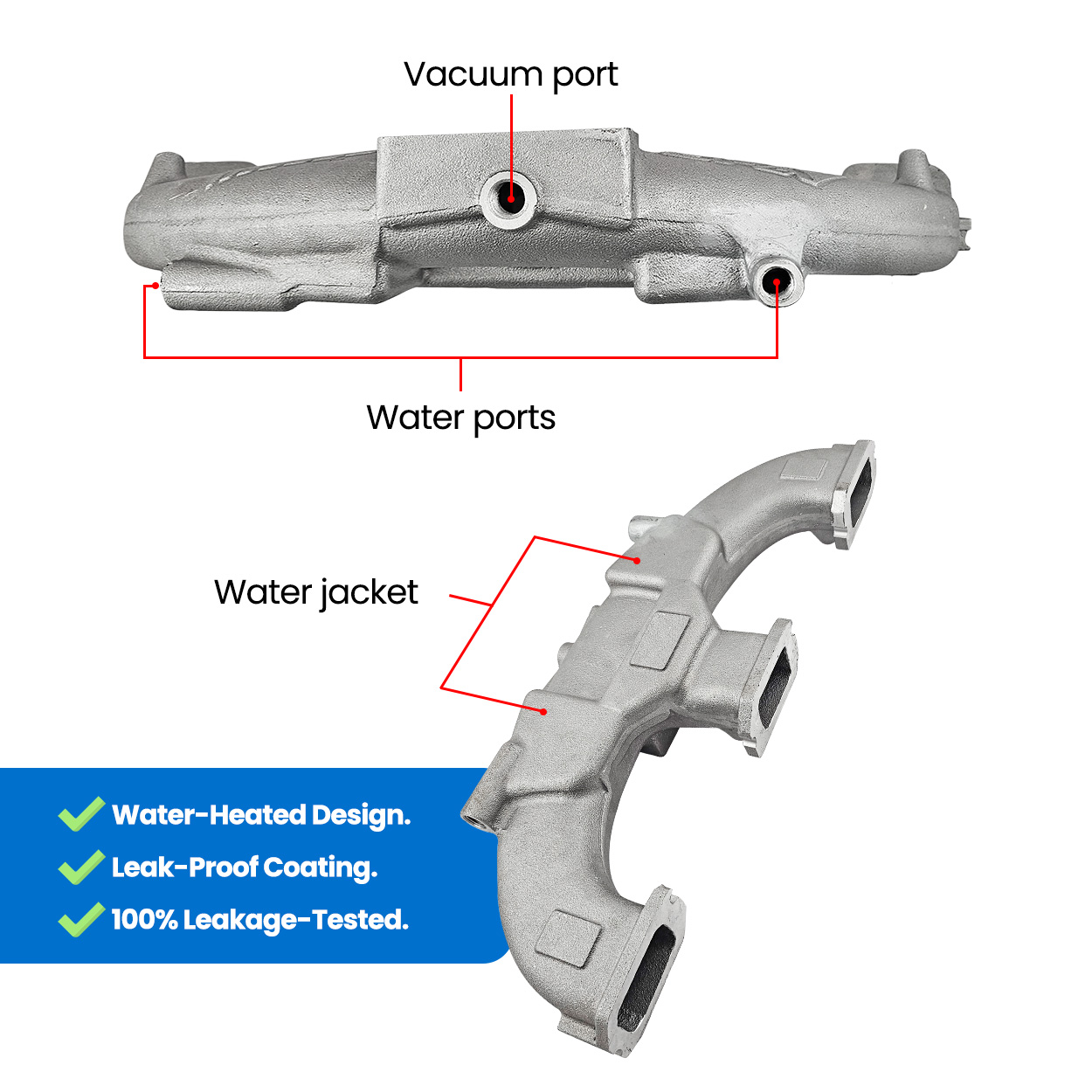 CHEVY II 194/230/250/292 L6 INTAKE MANIFOLD