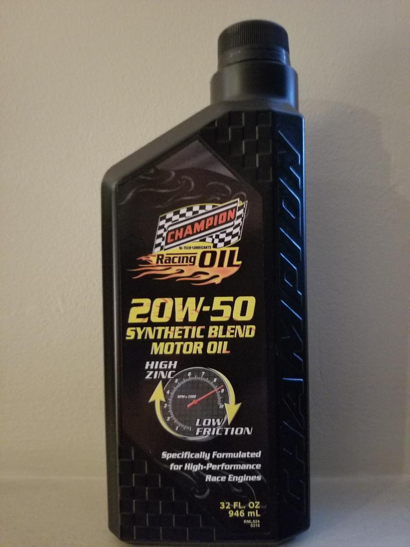 20W50 Semi-Synthetic Racing Oil