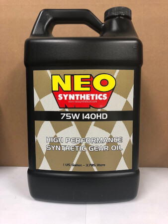 75W 140HD High Performance Synthetic Gear Oil