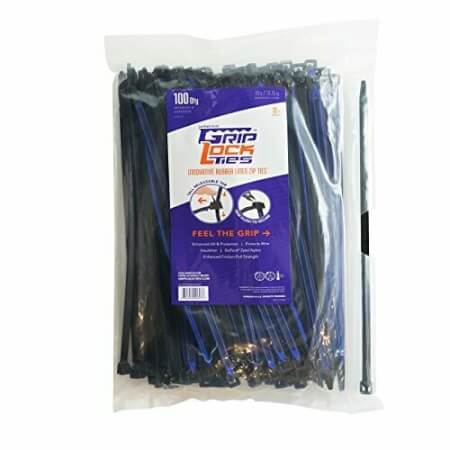 12 inch 70 pound UV Black and Blue 100 bag