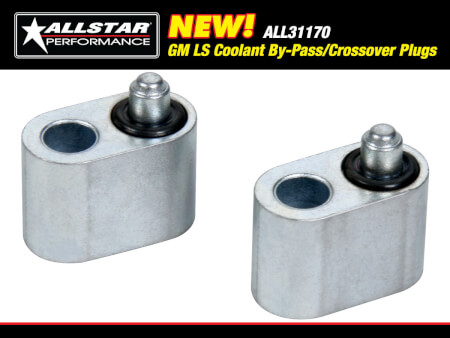 GM LS Coolant By-Pass/Crossover Plugs ALL31170