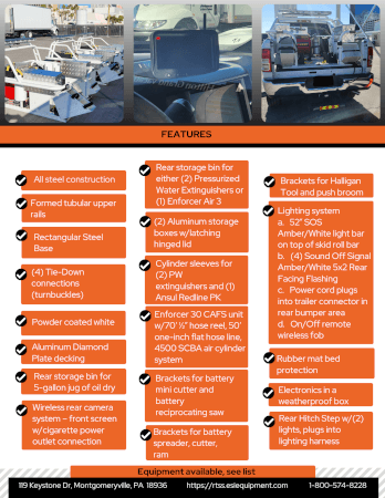 ESI Track Fire/Rescue Skid Rental