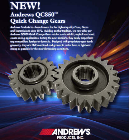 Andrews QC850™ Quick Change Gears