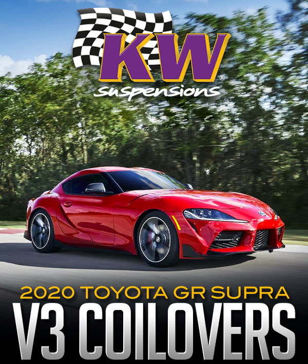 KW Suspensions V3 Coilover Kit: 2020 Toyota GR Supra