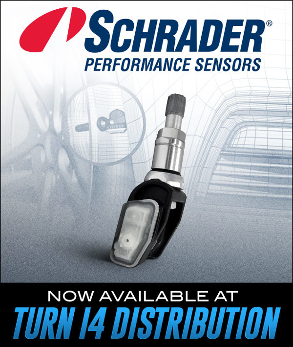 Schrader Now Available at Turn 14 Distribution!