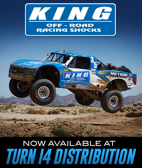King Shocks at Turn 14 Distribution!
