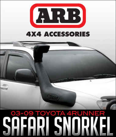 ARB Safari Snorkel: 2003–2009 Toyota 4Runner