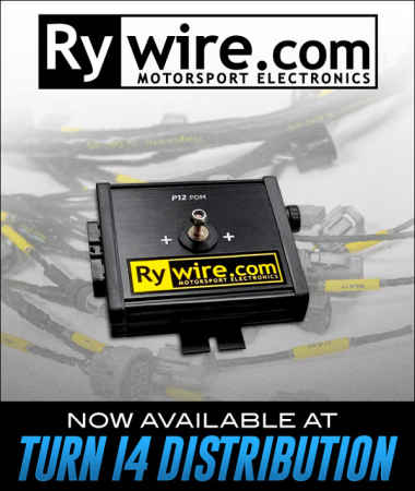 Rywire Motorsports Electronics at Turn 14 Distribution!