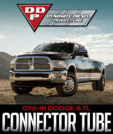 DDP Connector Tube: 2007.5-2018 Dodge 6.7L