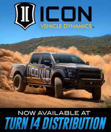 ICON Vehicle Dynamics Now Available at Turn 14 Distribution!