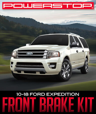 PowerStop Front Brake Kit: 2010–2018 Ford Expedition