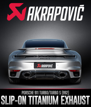 Akrapovič Slip-On Race Line: Porsche 911 Turbo/Turbo S (992)