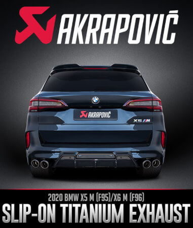 Akrapovič Slip-On Titanium Exhaust BMW X5 M (F95)/X6 M (F96)