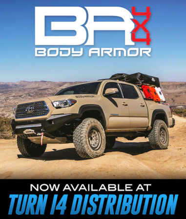 Body Armor 4x4 Now Available at Turn 14 Distribution!