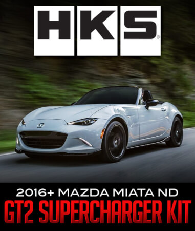 HKS GT2 Supercharger Kit: 2016+ Mazda Miata ND