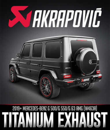 AKRAPOVIČ: MERCEDES-BENZ G 500/G 550/G 63 AMG LINE EXHAUST