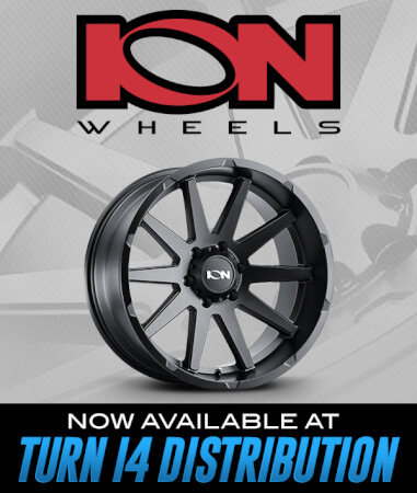 TURN 14 DISTRIBUTION ADDS ION ALLOY WHEELS TO THE LINE CARD
