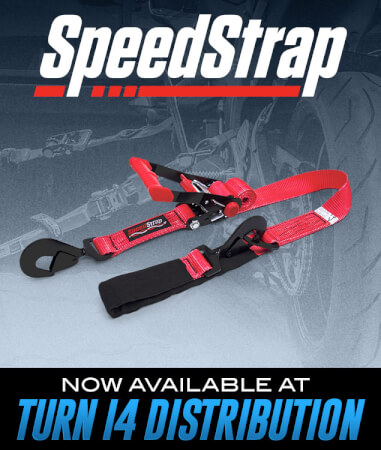 TURN 14 DISTRIBUTION ADDS SPEEDSTRAP TO LINE CARD